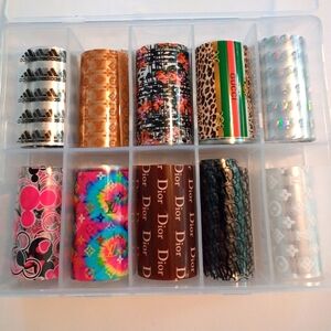 💅Luxury Nail Foil 10 Varieties To Choose From